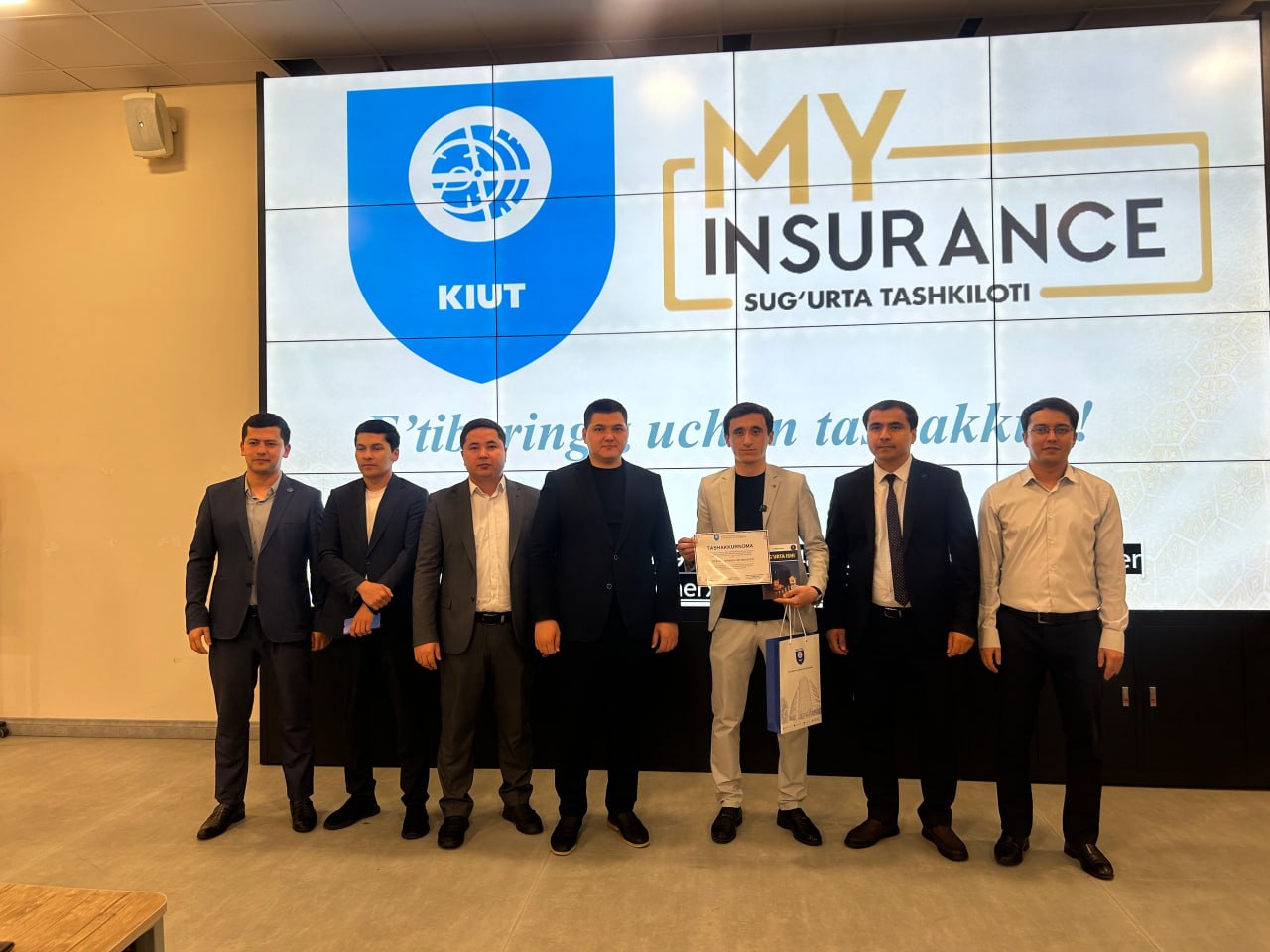 Студентам Kimyo International University in Tashkent проведён семинар-тренинг по страхованию